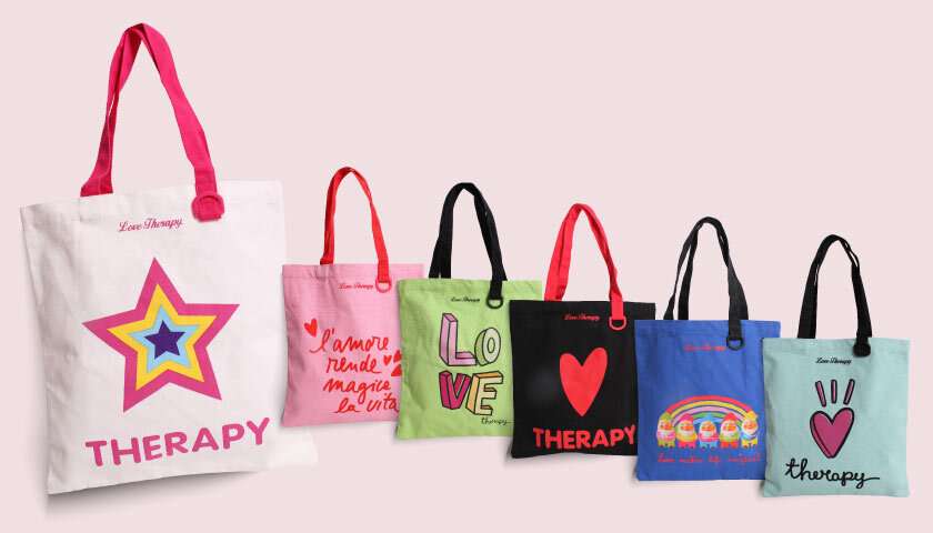 Shopping Bag Love Therapy Tintaunita - Casa Idea